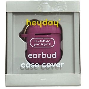 Heyday NIB Earbud Case Cover for Apple AirPods Gen 1 & Gen 2 Vibrant Orchid